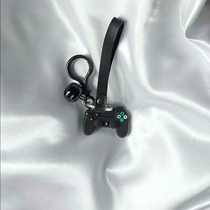 Black Game Controller Keychain
